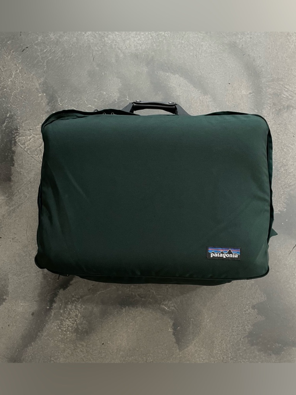 Vintage Patagonia Convertible Travel Backpack Overnight Softshell Suitcase Green